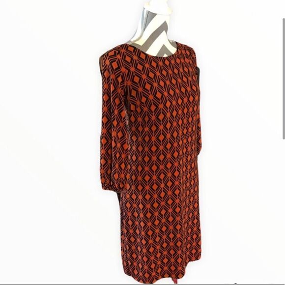 Donna Ricco Size 4 Geometric Design Dress - Picture 2 of 5